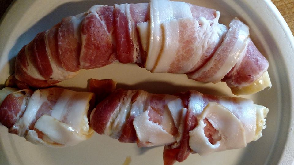 Image:SMOKER SUNDAY - Grilled Maple Bacon Wrapped Bananas